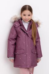 CROCKID Куртка ВК 38100/н/1 ГР амарант, сердечки