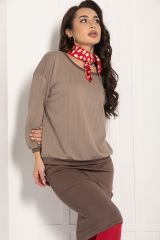 498694 LT Collection Костюм бежевый