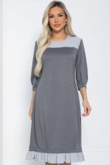П12507-10 Платье LADY TAIGA Серое