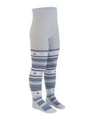 Omsa Колготки OMSA kids Collant 13P65-1 с рисунком (штурвал-полоски) Grigio Chiaro (Серый)