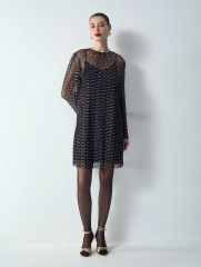 Платье мини с блеском, PL1515/midnight