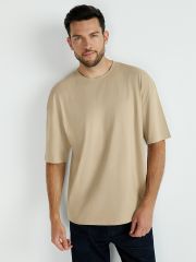 Omsa Футболка OmT_U 1302 Футболка мужская OVERSIZE, CO Beige (Бежевый)