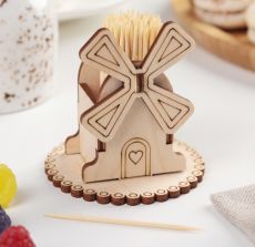 Подставка под зубочистки «Мельница», 7×7×7 см 5017287