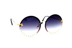Солнцезащитные очки 2021- Gucci 9041 золото серый золото серый