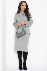 487717 LT Collection Костюм серо-бежевый