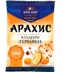 СЭН-СОЙ Арахис жареный в глазури терияки 42 г