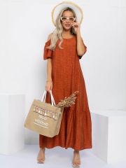 527657 LT Collection Платье оранжевый