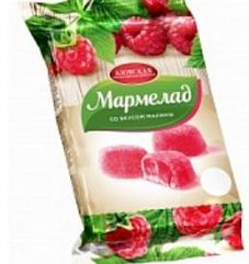 Мармелад со вкусом малины желейный 300г АКФ, шт