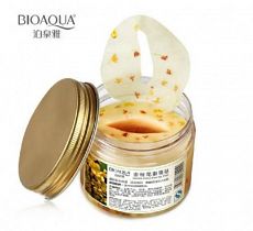 Тканевые патчи для глаз BIOAQUA с цветками османуса, 60 шт