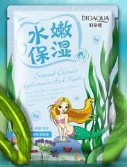 Омолаживающая маска BIOAQUA с МОРСКИМИ ВОДОРОСЛЯМИ, 3 шт