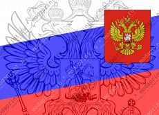 обложка на паспорт (Герб РФ)