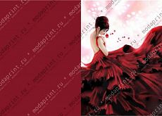 Lady in red