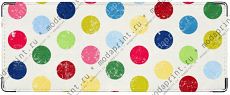 multy color polka dots