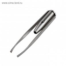 2545592 Пинцет LuazON LP-02, косметический, подсветка, батарейки в комплекте