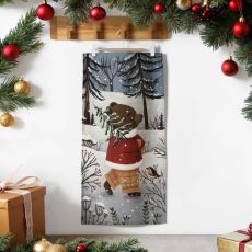 Полотенце кухонное «Этель» Forest bear, 40×73 см, хлопок 100%, саржа 190 г/м²