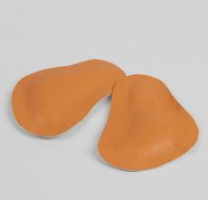 Супинатор для обуви, на клеевой основе, натуральная кожа, латекс, 10 × 7,5 см, пара, цвет бежевый 3721139