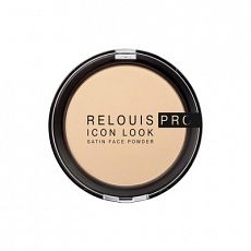026893 Relouis PRO. Пудра Icon Look Satin Face Powder, тон 01 универсальный
