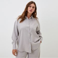 Блузка женская MIST plus-size, размер 54, бежевая