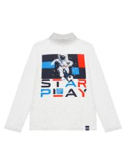 32311095 PLAYTODAY Водолазка серый меланж