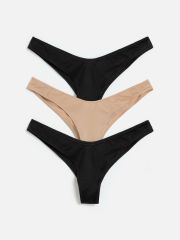 31204122258 Infinity Lingerie Трусы черный с бежевым