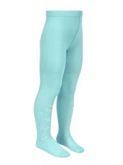 Omsa Колготки OMSA kids Collant 12A01-1 с ажурным рисунком (бабочки) без пятки Acqua (Голубой)