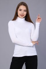 500437 Натали Водолазка белый