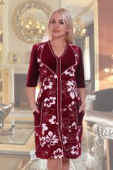 427354 Натали Халат бордо