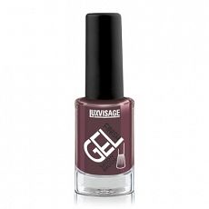 028912 LUXvisage Gel finish. Лак для ногтей тон 28 Тёмный лилово-бежевый