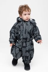 CROCKID Комбинезон ВК 60032/н/49 Ал черный, большие буквы