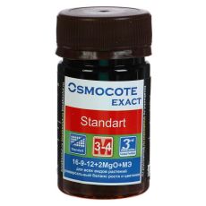 Удобрение Osmocote Exact Standard=3-4 месяца длительность действия, NPK 16-9-12+2MgO+МЭ 50 мл