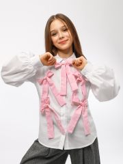 SP1020 Соль&Перец Блузка бело-розовый