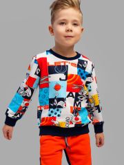 505292 PLAYTODAY Толстовка разноцветный