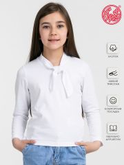 241407 Апрель Лонгслив белый
