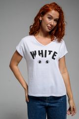 526363 Натали Футболка белый+White
