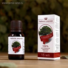 2496220 Эфирное масло "Чайное дерево", флакон- капельница, аннотация, 15 мл, дезинфицирующее