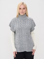 Жилет женский 9242-91044 св. серый меланж NEWVAY