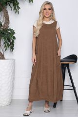 П10628 Сарафан LADY TAIGA Коричневый