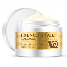 Омолаживающий крем для лица LAIKOU FRENCH SNAIL COLLAGEN с муцином улитки, 25 g