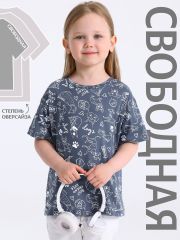 531146 Апрель Футболка белые собаки на сером
