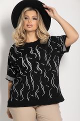 501271 LT Collection Блуза чёрный