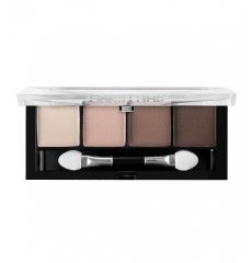 021669 LuxVisage. Тени Glam Look 4-х цветные, тон 1 Молочный шоколад