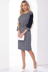 П8256 LT Collection Платье голубой, синий