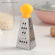 549279 Тёрка трёхгранная «Пирамидка Мини», 9×4 см, цвет МИКС
