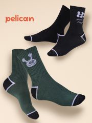 UEGL3364(2) PELICAN Носки Черный/зеленый
