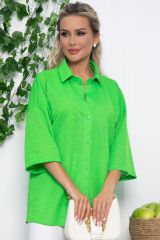 538077 LT Collection Рубашка зелёное яблоко