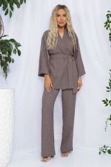 516424 LT Collection Костюм кофейный