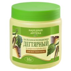 Iris НАРОДНАЯ АПТЕКА Бальз-конд. ДЕГТЯРНЫЙ 500мл д/всех тип волос