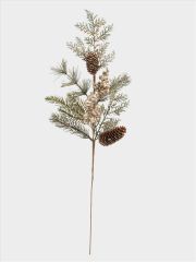 Ветка декоративная, 62 см, пластик, Золотые ягоды, Interior natural