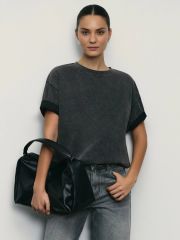 502891 ZARINA Футболка серый