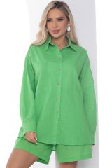 Б10578 LT Collection Рубашка зелёный